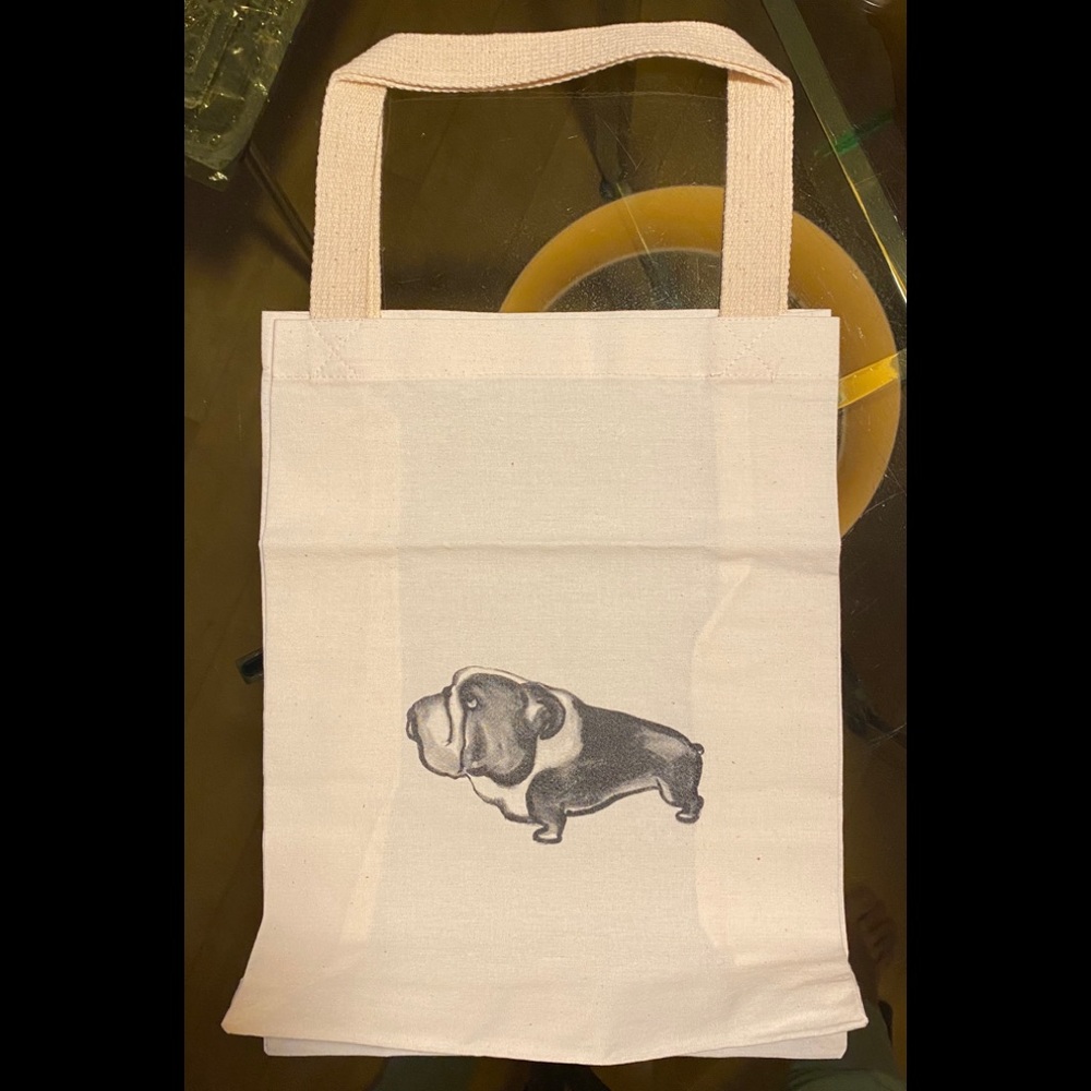 Brand New Bulldog Tote Bag